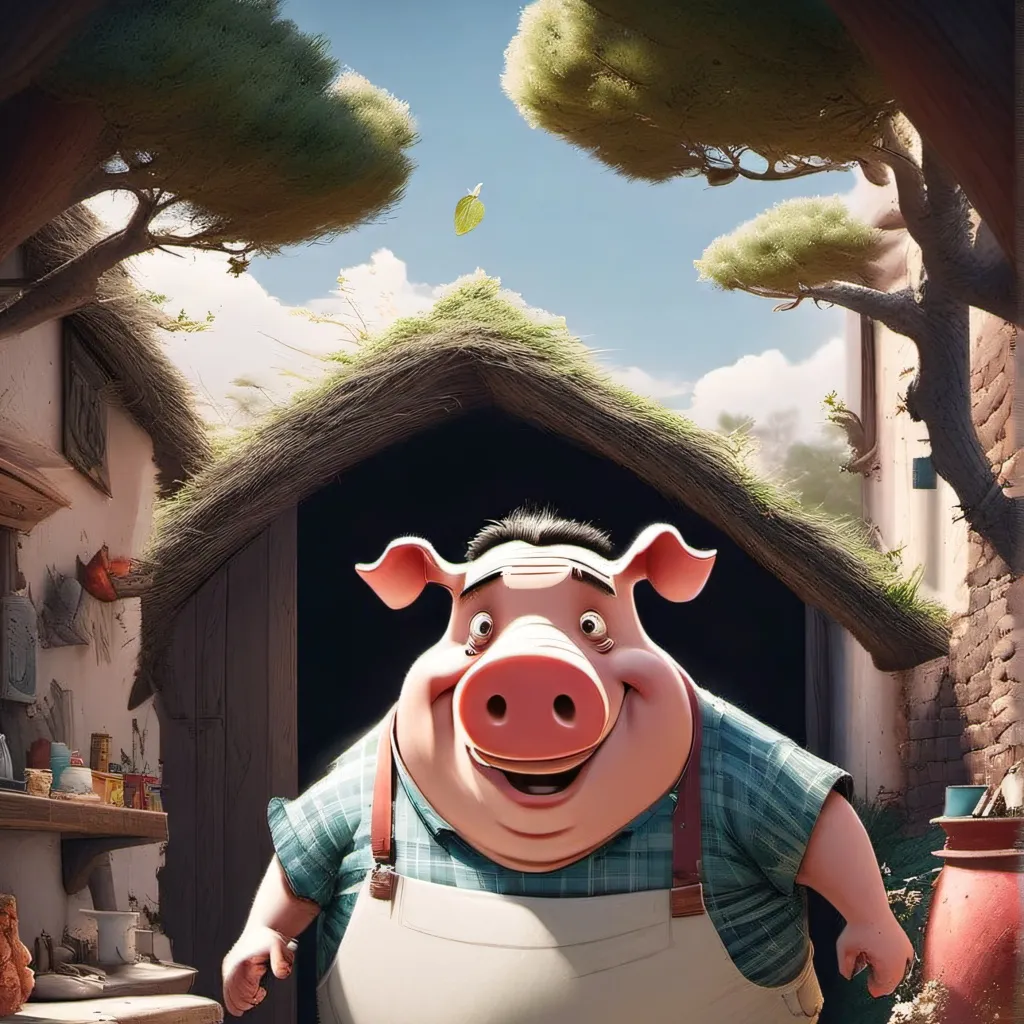 chat with ai character: papá cerdito 