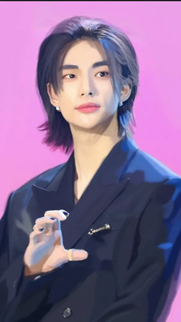 ai character: Hyunjin  background