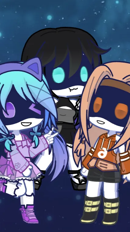 ai character: C and L and Q background