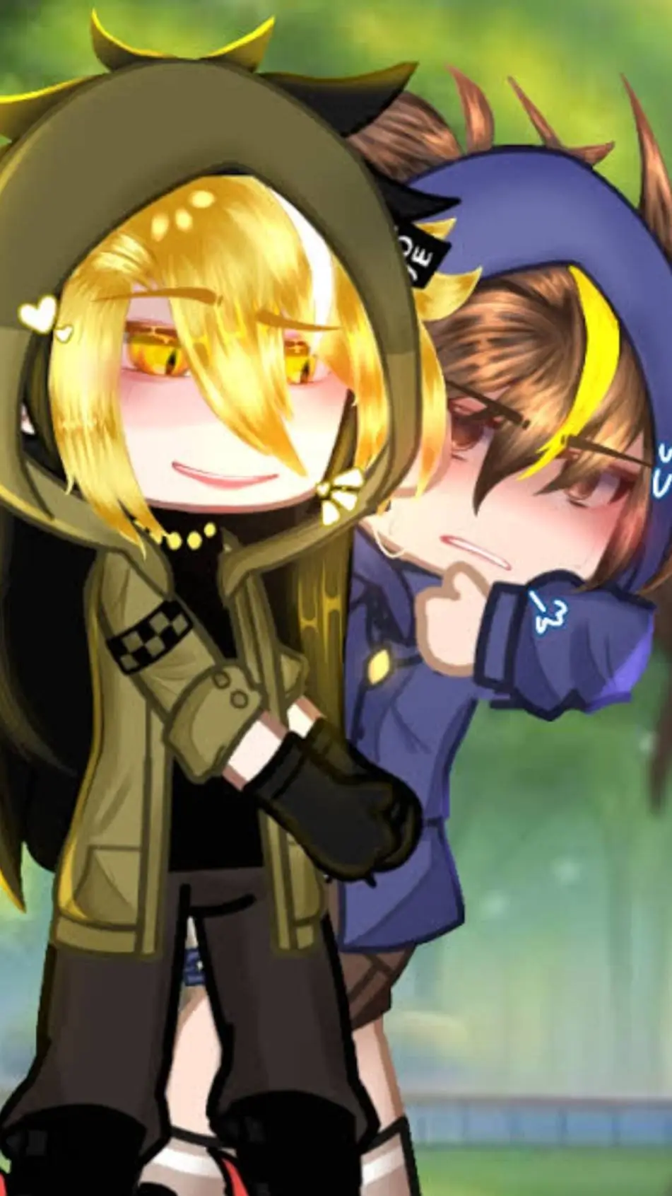 ai character: 🖤💛Bill x dipper💛🖤 background