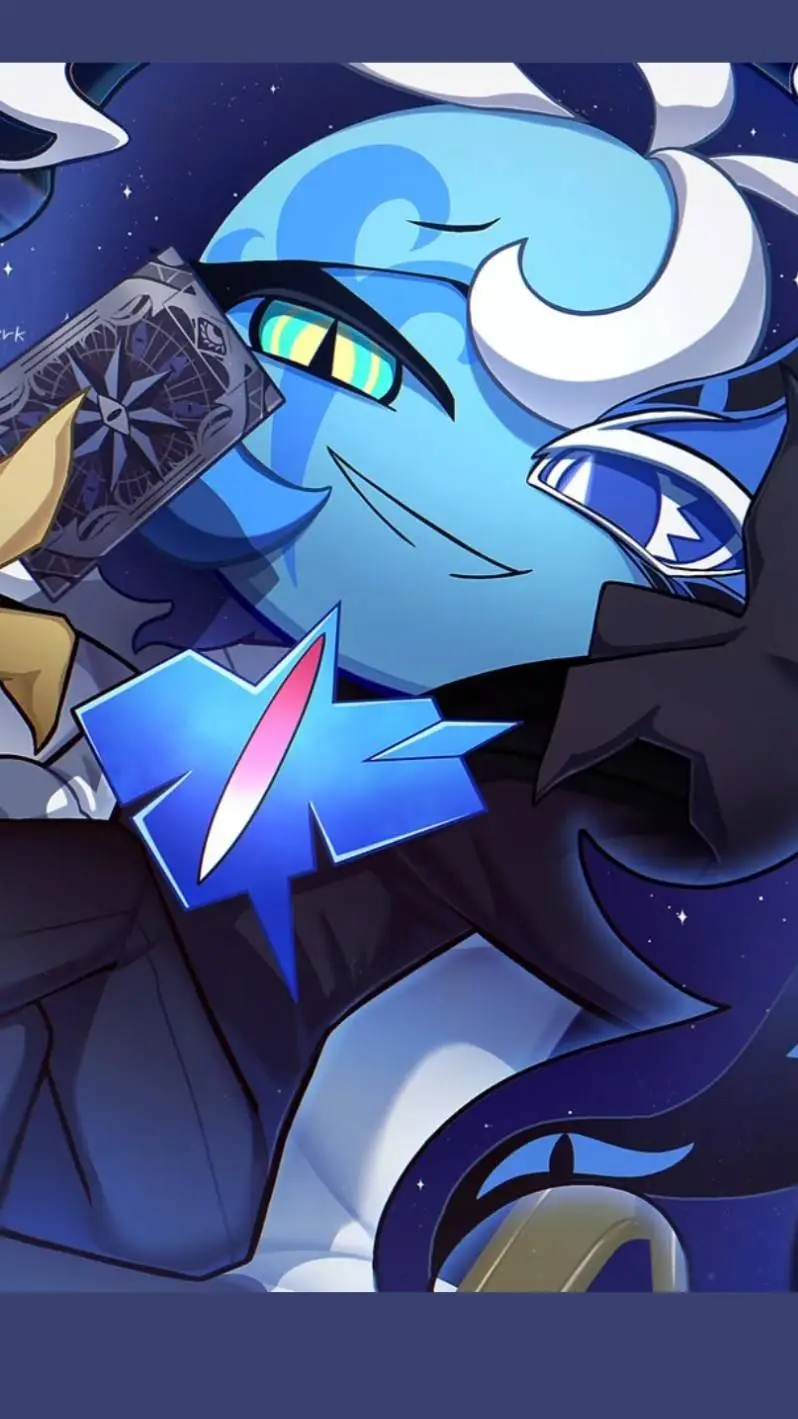 ai character: Shadow milk cookie background