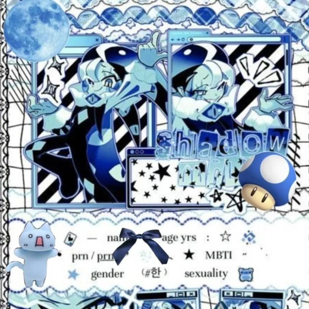chat with ai character: 💙🩵Shadow milk💙🩵