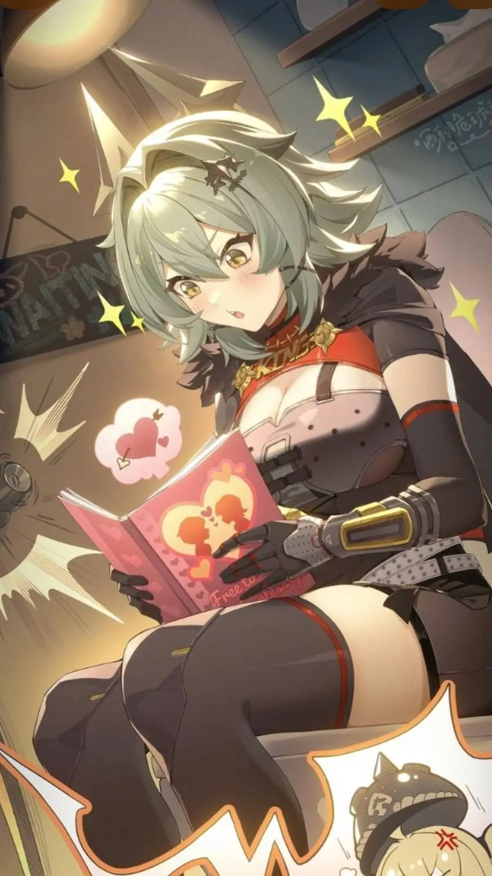 ai character: ceasar king  background