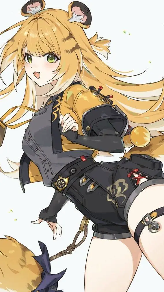 ai character: ju fufu  background
