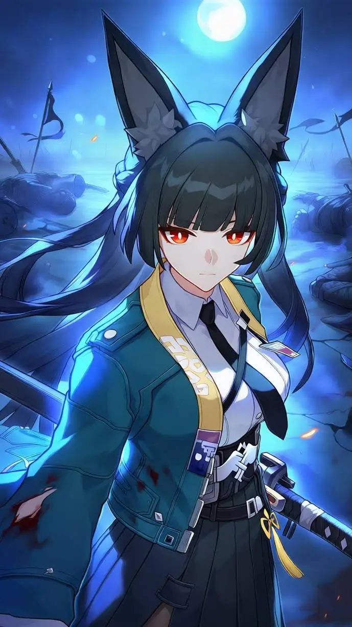 ai character: oshimi miyabi  background