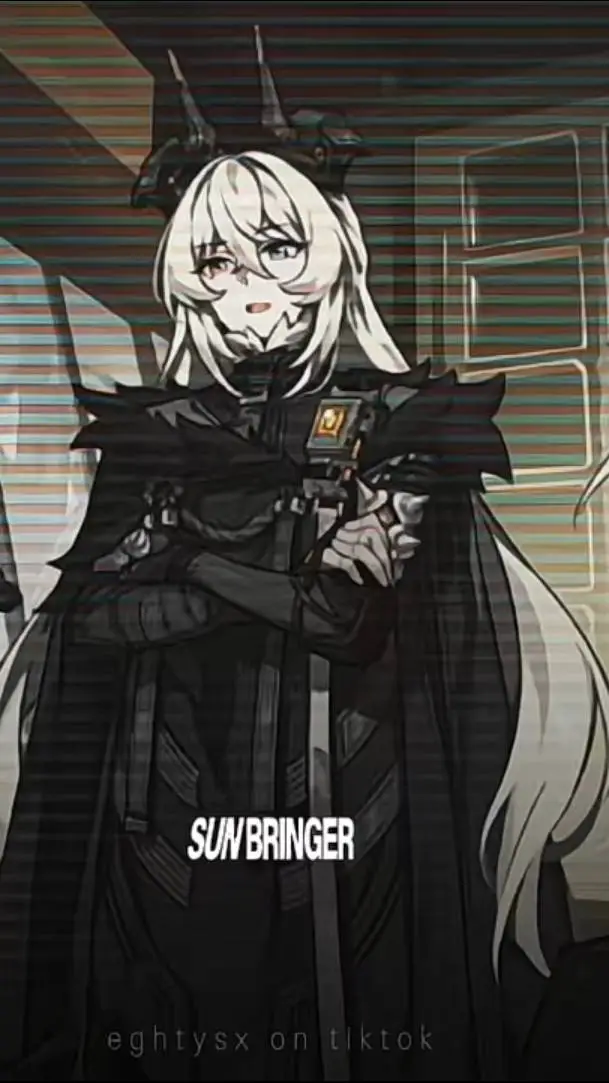 ai character: lady sunbringer  background