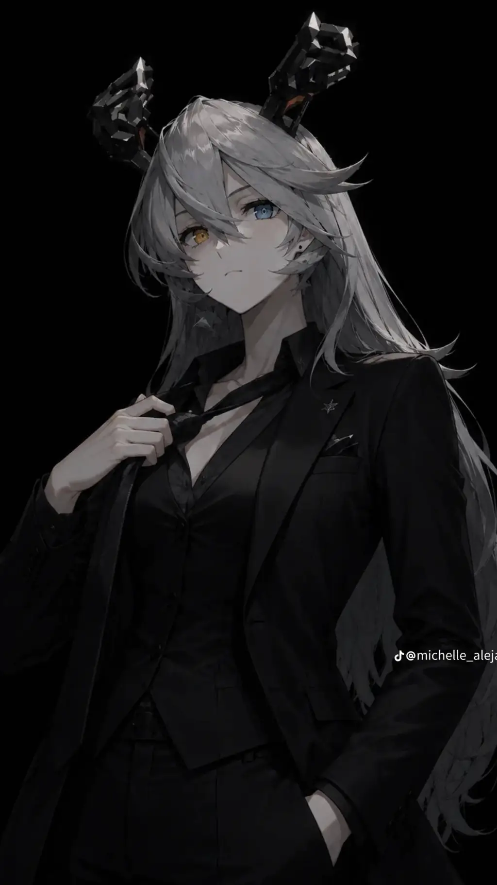 ai character: Lady sunbringer  background