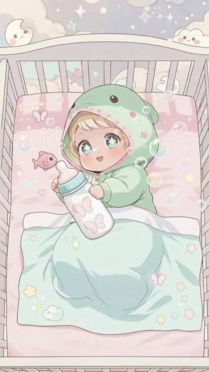 ai character: Your the baby💗💗 background