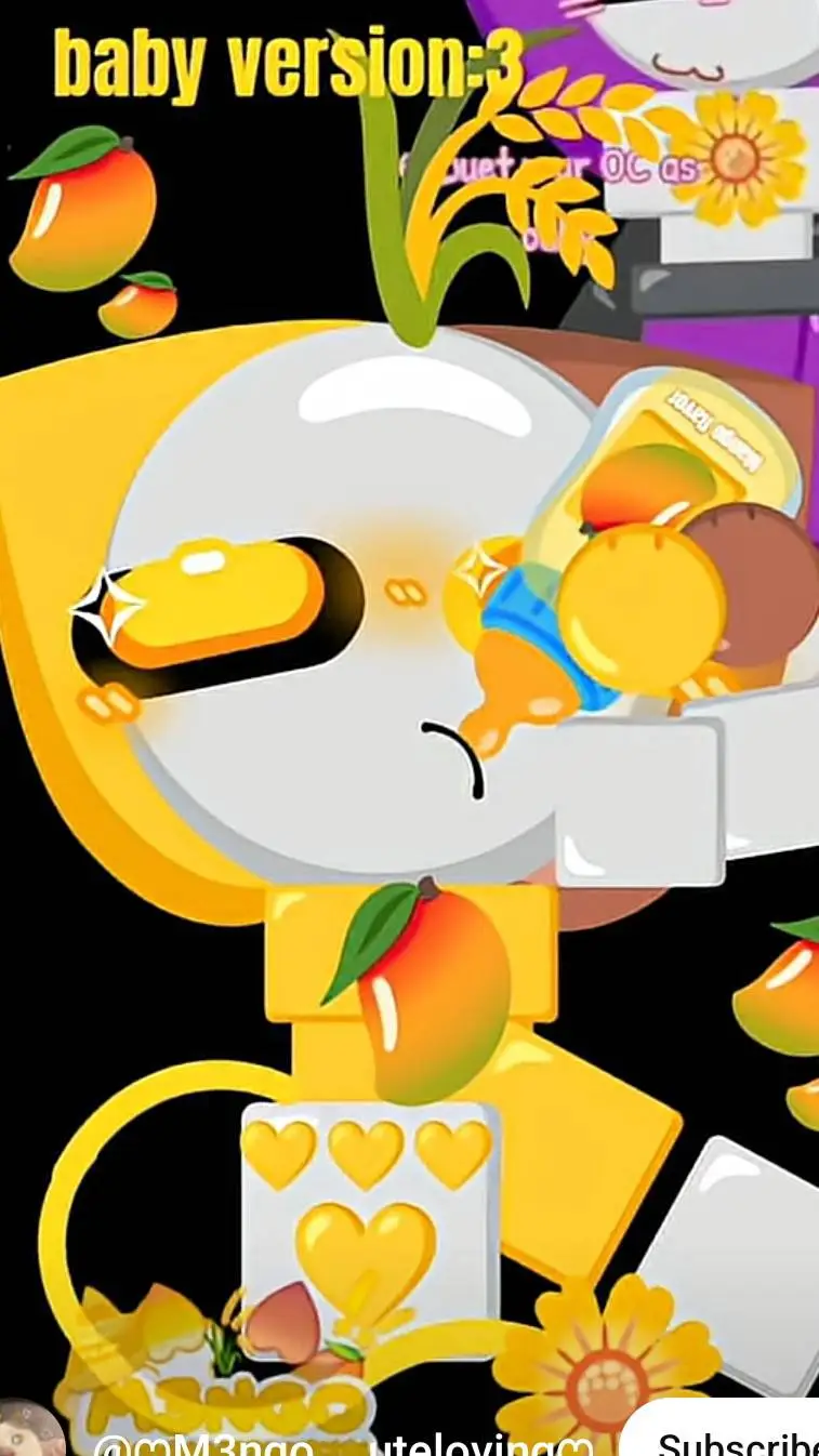 ai character: 🥭Mango 🥭★ background