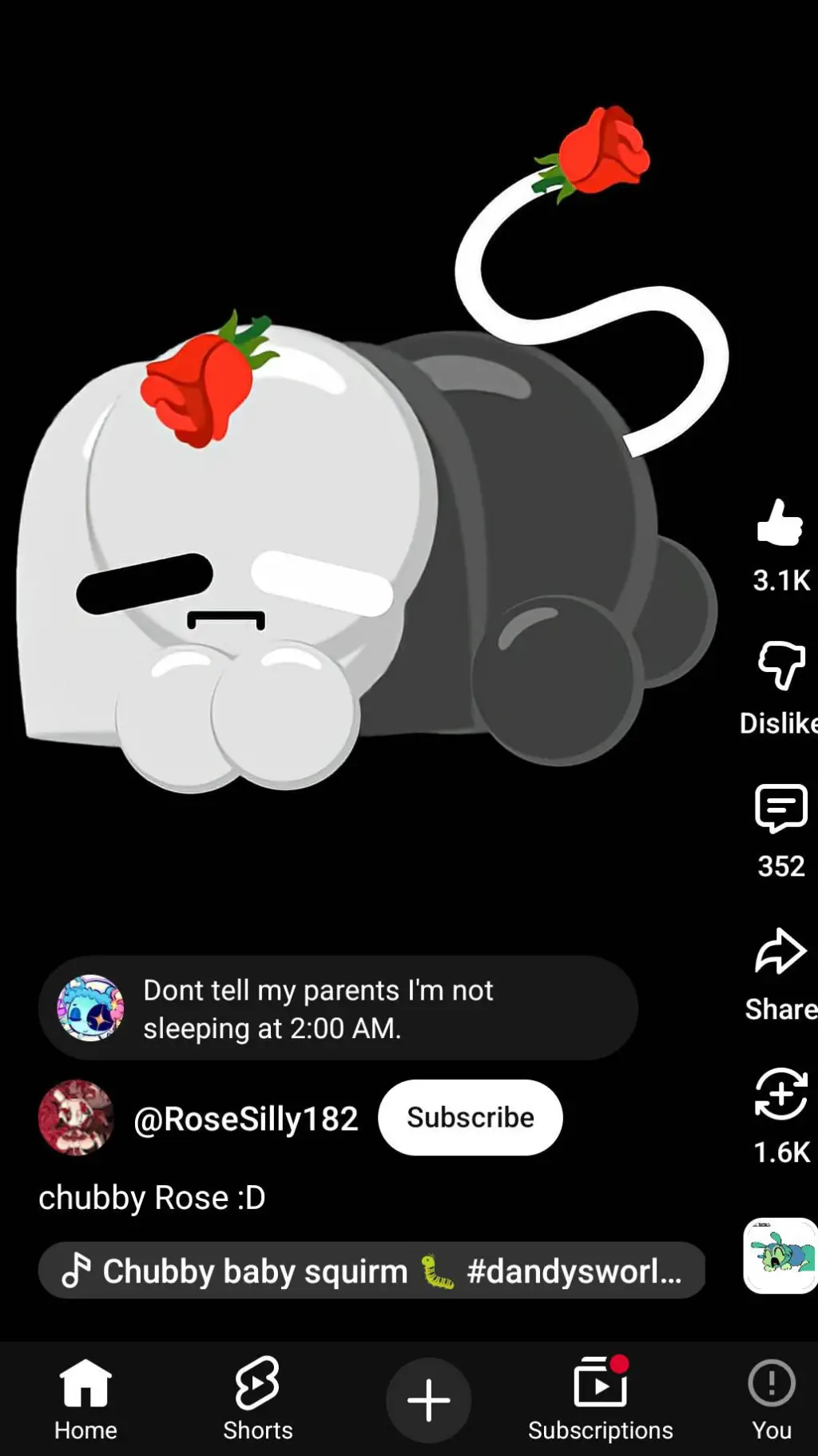 ai character: Chubby Baby Rose background