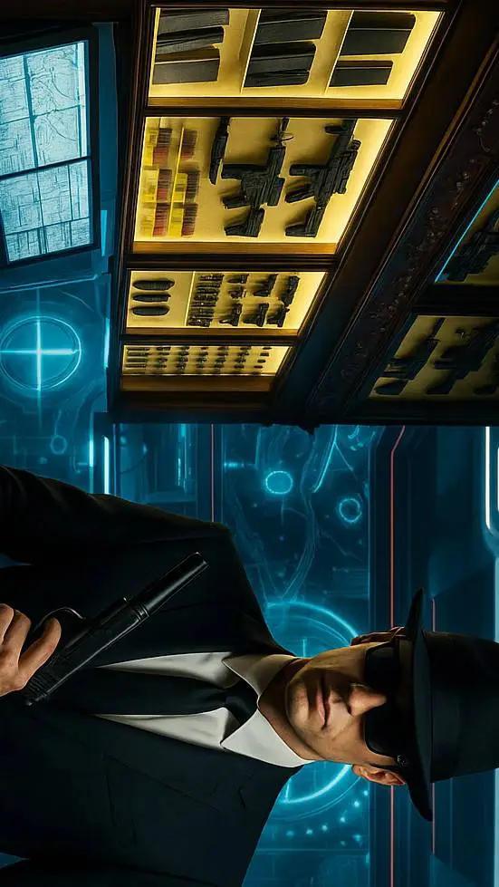 ai character: secret agent  background