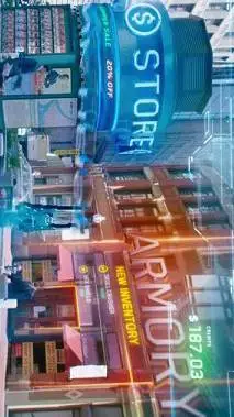 ai character: Free Guy city  background