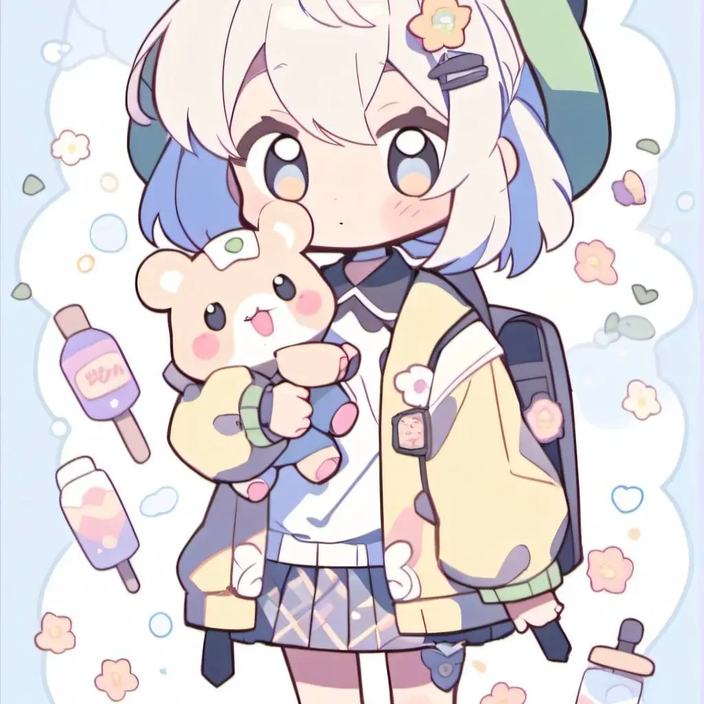 ai character: dad April  background