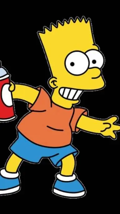 ai character: Bart Simpsons background
