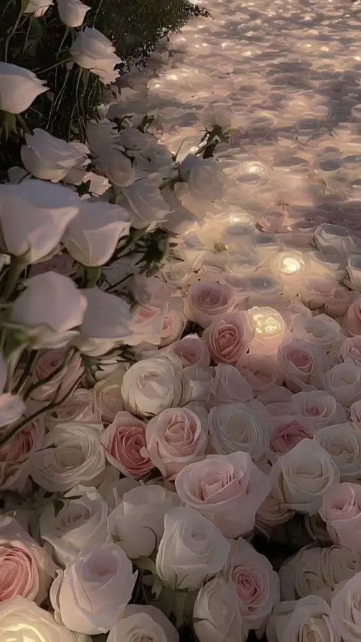 ai character: Rose garden! background