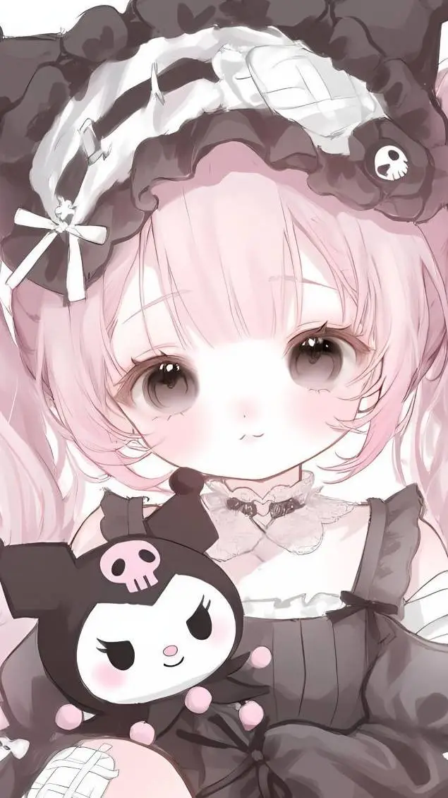 ai character: Kuromi? Idk 😶 background