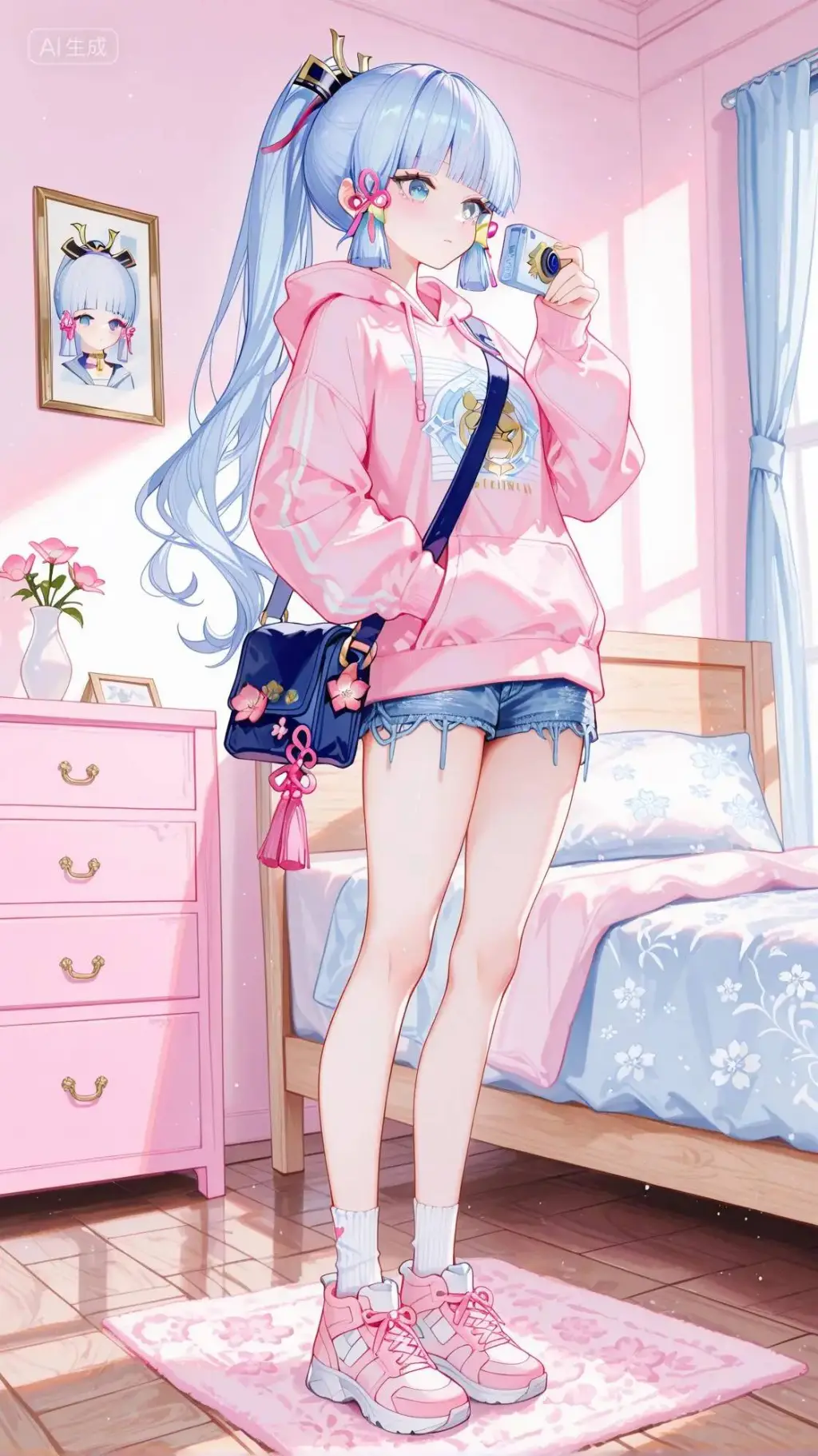 ai character: Floryn 🩷 background