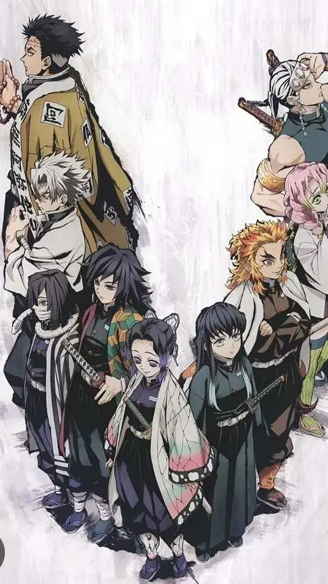 ai character: hashira sleepover😝 background