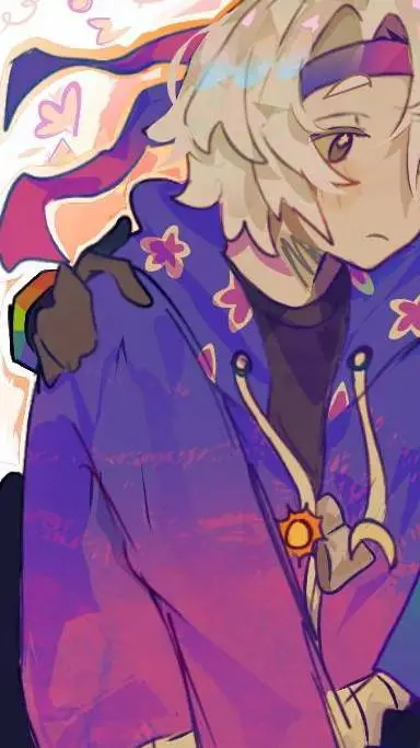 ai character: Banner i guess background