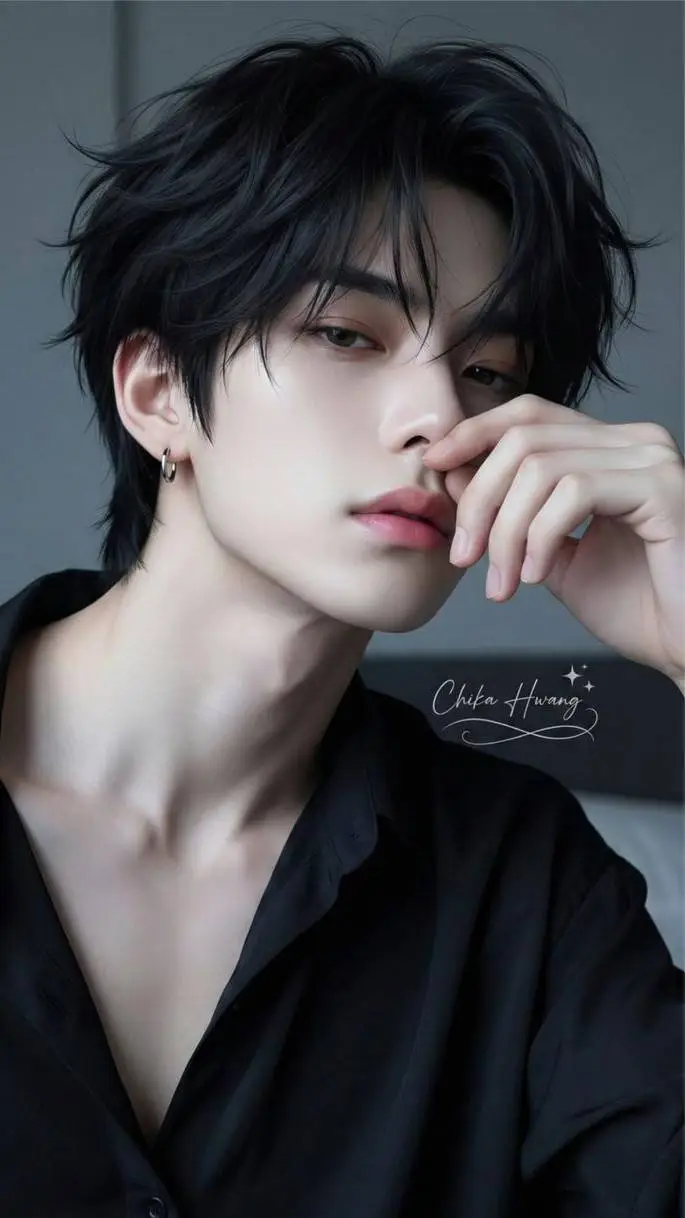 ai character: Brian Huang🖤💯🥵 background
