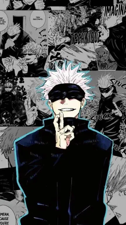 ai character: satoru gojo background