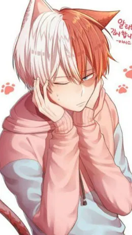 ai character: Cat user MHA background