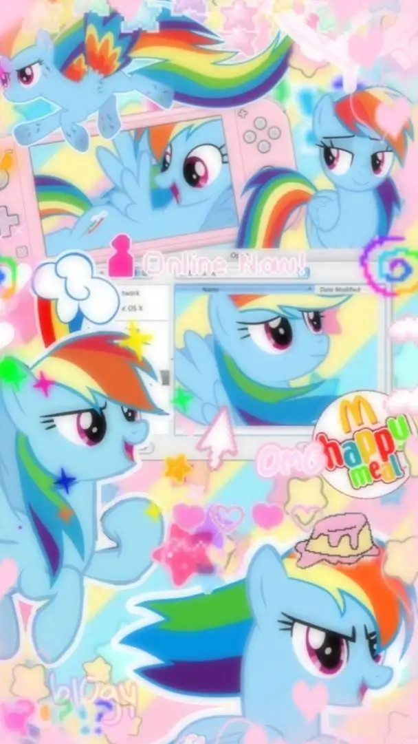 ai character: ☆Rainbow Dash☆ background