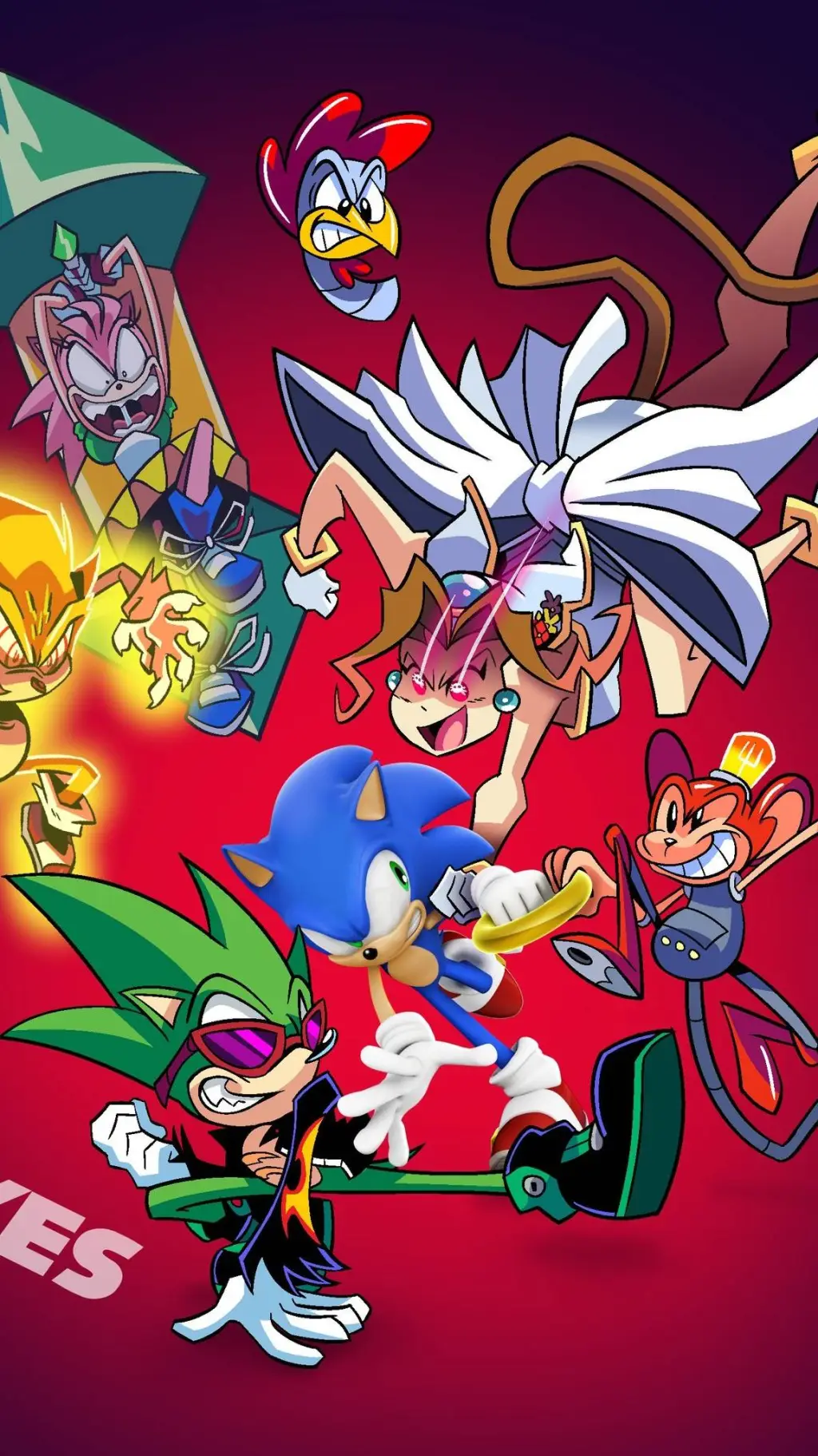 ai character: Sonic Villains background