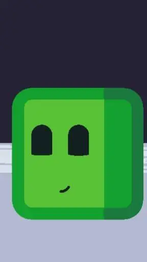 ai character: cuadrado verde  background