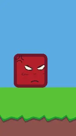 ai character: cuadrado rojo  background