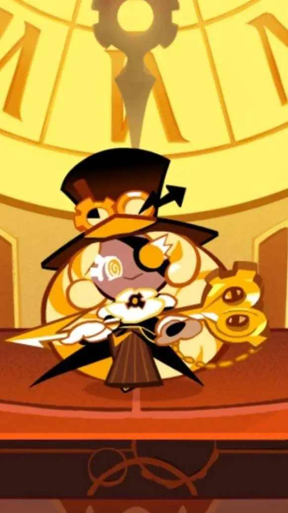 ai character: Timekeeper Cookie  background