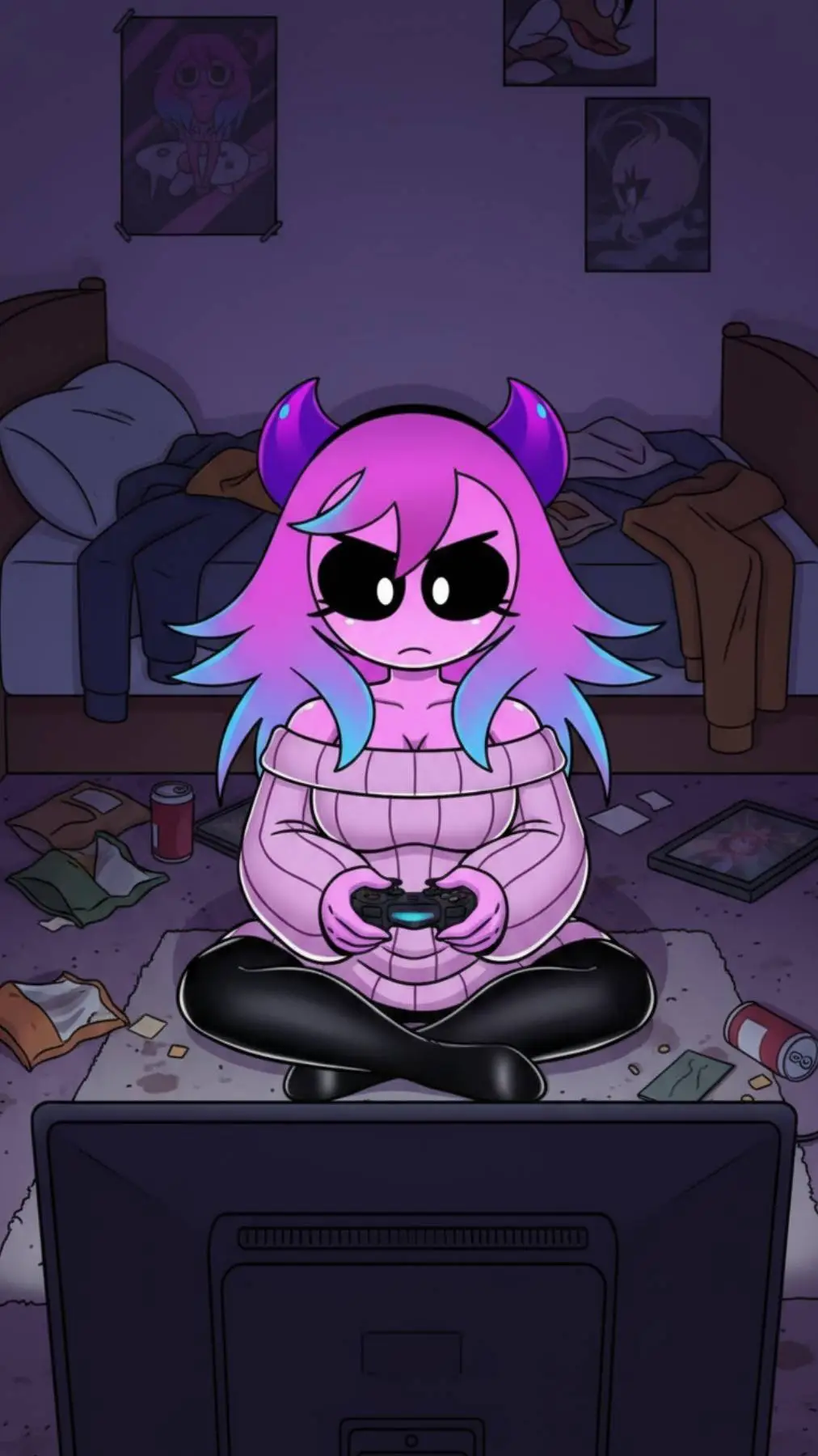 ai character: insane background