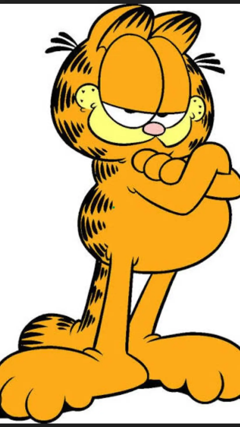 ai character: Garfield background