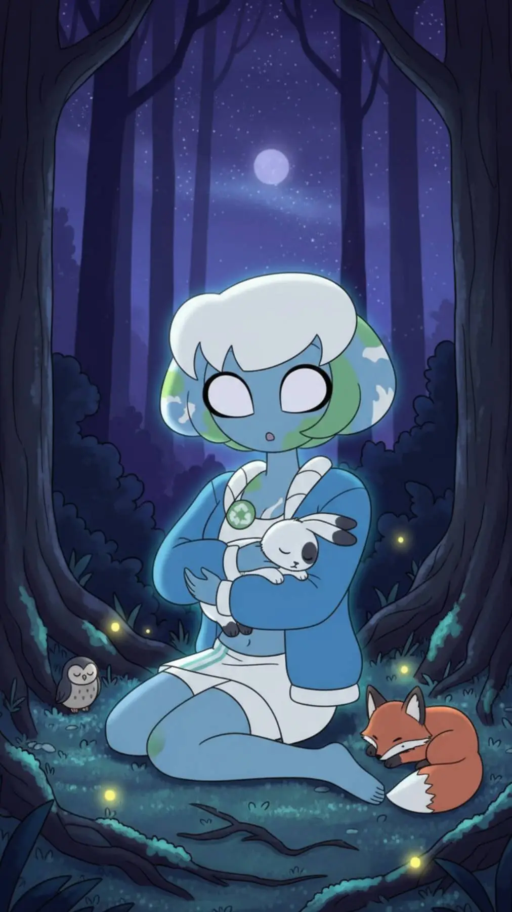 ai character: tierra background