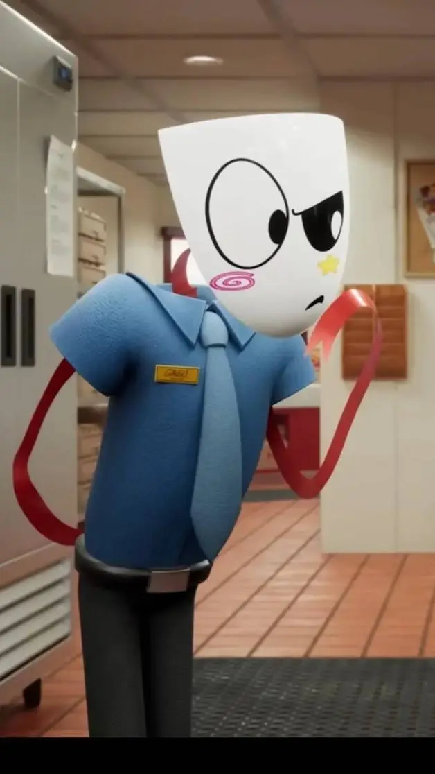 ai character: gangle  background