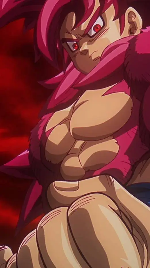 ai character: Goku ssj4  background