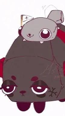 ai character: cobblestone background