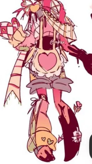 ai character: Sprout x Ginger background