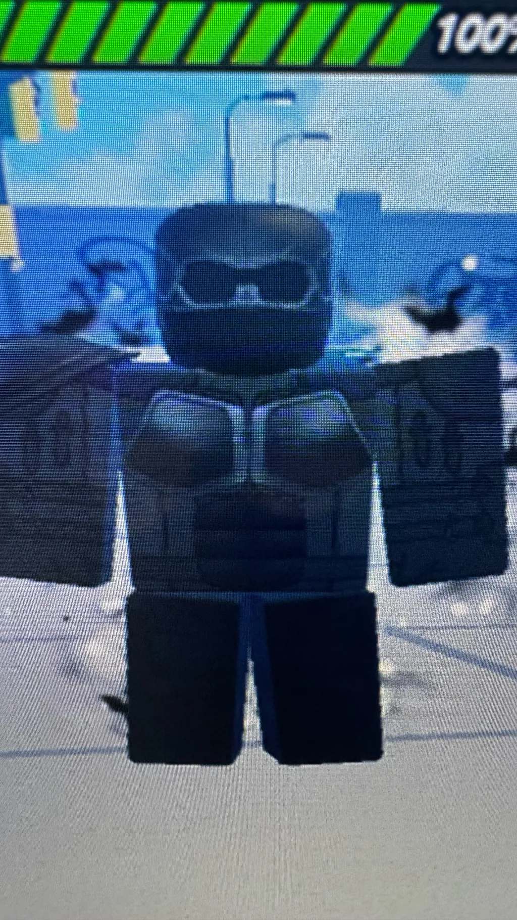 ai character: Black noir background