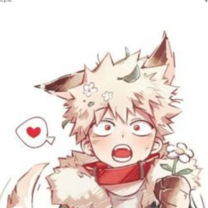 chat with ai character: baby wolf. bakugo