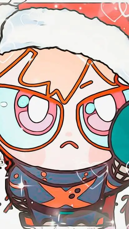 ai character: Katsuki bakugo 🎄🎀 background