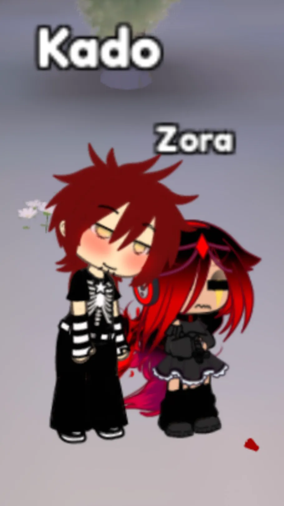 ai character: My gacha OCS <3 background