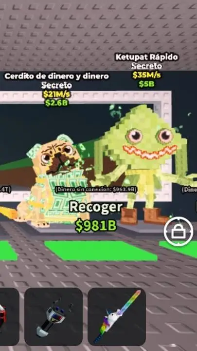 ai character: roba un brainrot  background