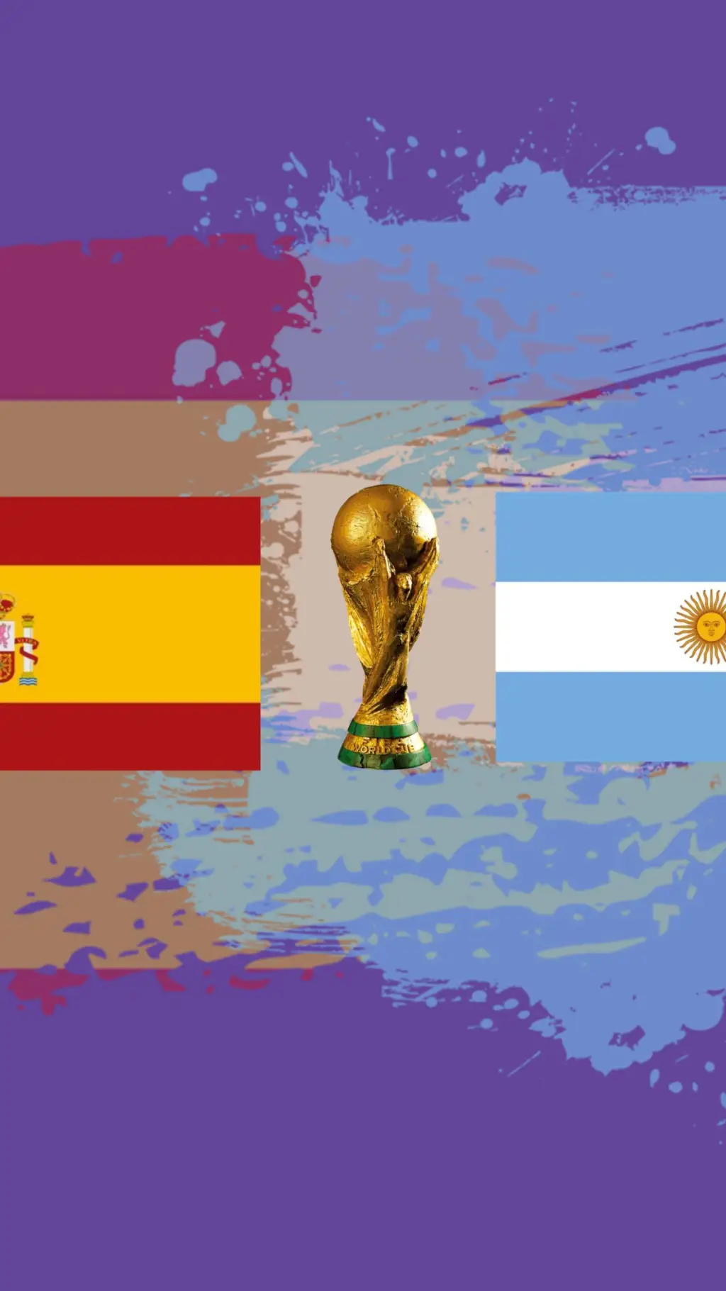 ai character: españa vs argentin background