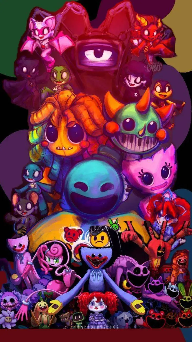 ai character: Poppy playtime  background