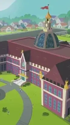 ai character: Canterlot High  background