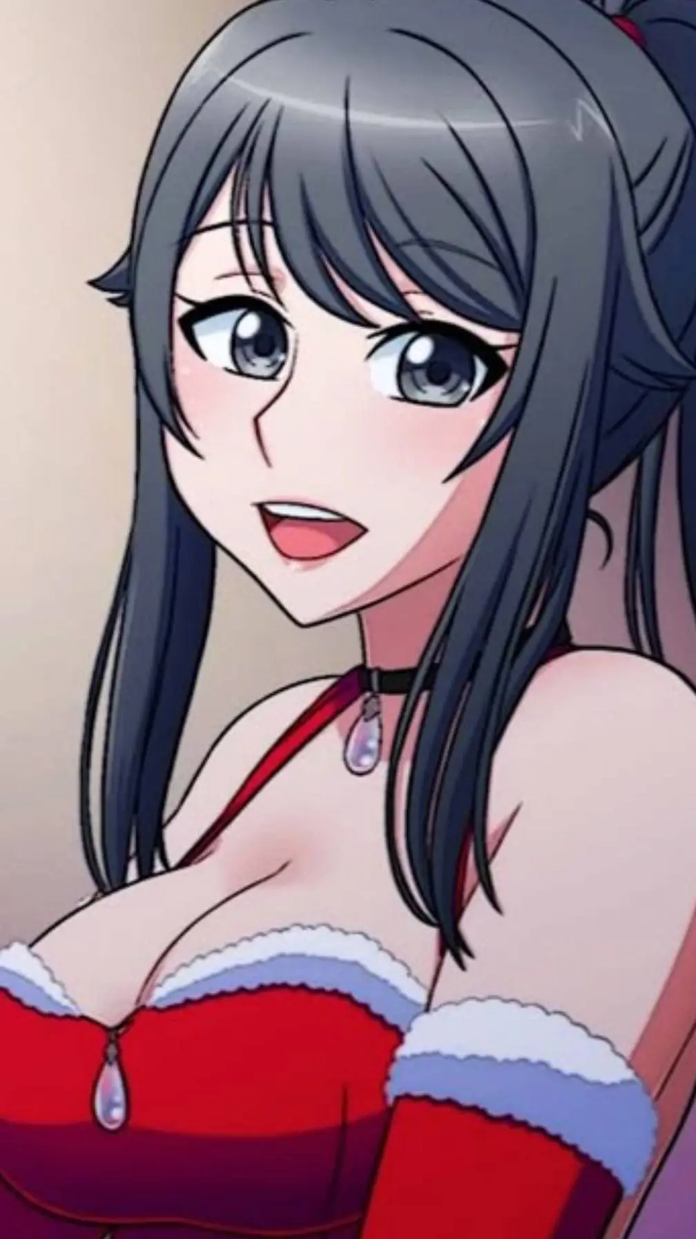 ai character: Yan sim XMAS background