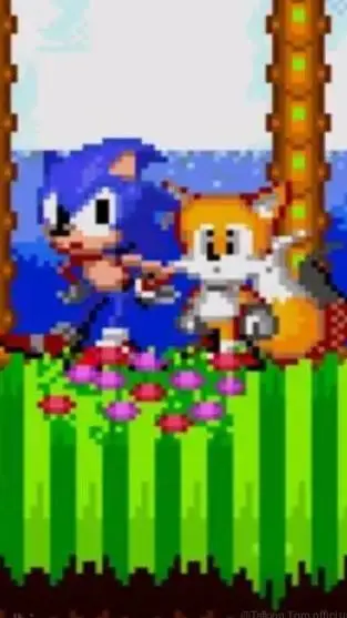 ai character: oh sonic was saved background