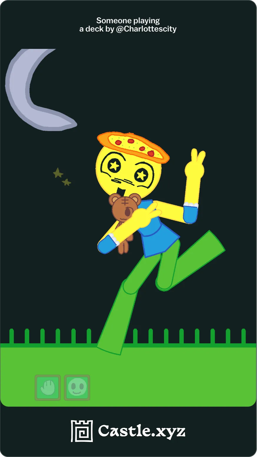 ai character: Cutenoobeatuwhole background