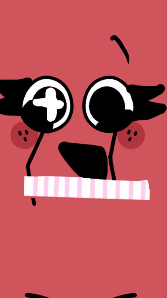 ai character: Sprity eat u background
